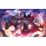 League of Legends LOL Xayah and Rakan Sweetheart Valentine's Day Cosplay Costumes