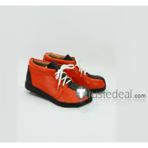 Pokemon Black and White 2 Nate Kyouhei Orange Cosplay Shoes