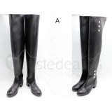 Seraph of the End Owari no Serafu Ferid Bathory Vampire Black Cosplay Boots Shoes