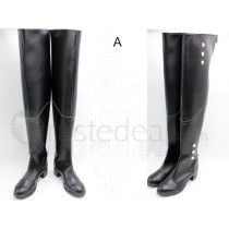 Seraph of the End Owari no Serafu Ferid Bathory Vampire Black Cosplay Boots Shoes