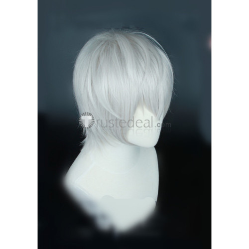 Bleach 3rd Division Ichimaru Gin Silver Cosplay Wig