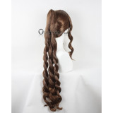 Final Fantasy VII Aerith Gainsborough Ponytail Brown Cosplay Wigs