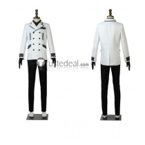 Tokyo Ghoul Re  Season 3 Kuki Urie Quinx CCG Uniform White Cosplay Costume