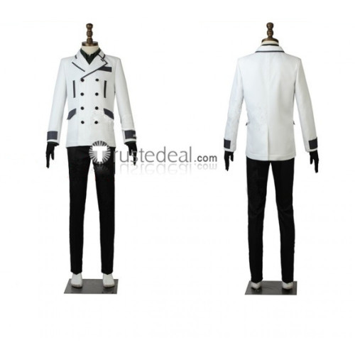 Tokyo Ghoul Re  Season 3 Kuki Urie Quinx CCG Uniform White Cosplay Costume