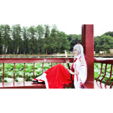 Armed Girl's Machiavellism Inaba Tsukuyo Miko Witch Kimono Cosplay Costume