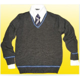 Harry Potter Ravenclaw Cosplay Necktie and Shirt and Overcoat and Knitwear Set