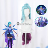 League of Legends Seraphine Pink Purple Blue Cosplay Wigs