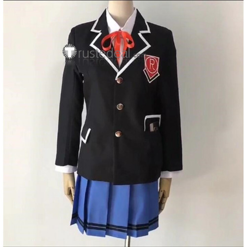 Date A Live Kurumi Tokisaki  Yoshino Tohka Itsuka Shido High School Girls Boys Uniform Cosplay Costumes