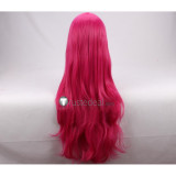 Long Pink Curly Cosplay Wig