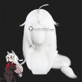 Helltaker Cerberus Lucifer Justice Zdrada Judgement White Cosplay Wigs