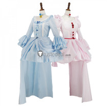 Nekopara Chocola Vanilla Artbook Doujin Pink Blue Lolita Dress Cosplay Costumes
