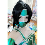 League of Legends Akali Green Cosplay Costume