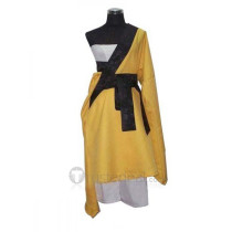 Vocaloid Kagamine Rin Gekokujou Yellow Kimono Cosplay Costume