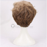 Fantastic Beasts Newt Scamander Brown Curl Cosplay Wig