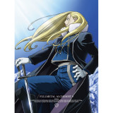 FullMetal Alchemist Olivier Mira Armstrong Military Uniform Black Overcoat Cosplay Costume