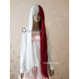 Boku no Hero Academia Shouto Todoroki Midoriya Izuku Genderbend Female Long Red White Green Cosplay Wigs