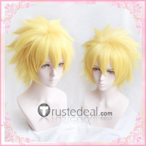 Katekyo Hitman Reborn Giotto Vongola Famiglia First Boss Blonde Cosplay Wig