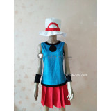 Pokemon Green Leaf Blue Cosplay Costume