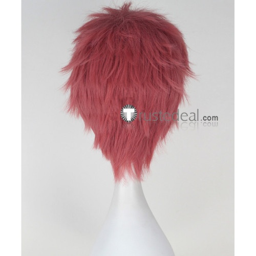 Seraph of the End Owari no Serafu Shihou Kimizuki Dark Pink Cosplay Wig