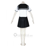 Hell Girl Ai Enma School Sailor Summer White Cosplay Costume