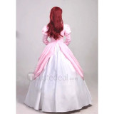 The Little Mermaid Princess Ariel Pink Dress Cosplay Costume