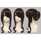 Pokemon Hilda Touko Brown Ponytail Cosplay Wig
