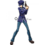 Shin Megami Tensei Persona Shirogane Naoto Blue Cosplay Costume