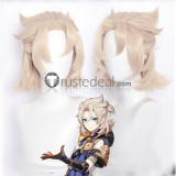Genshin Impact Albedo Dainsleif Yaoyao Ganyu Brown Blue Blonde Purple Cosplay Wigs