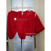 Inuyasha Inu-Yasha Kids Red Cosplay Costume