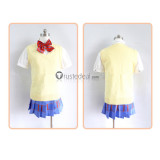 Love Live Japanese Anime JK School Uniform V-neck Pullover Vest Pink Yellow White Black Green Cosplay Costumes