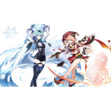 Genshin Impact Eula Yanfei Cosplay Costumes