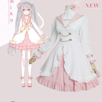 Vocaloid Hatsune Miku Pink Princess Lolita Cosplay Costume