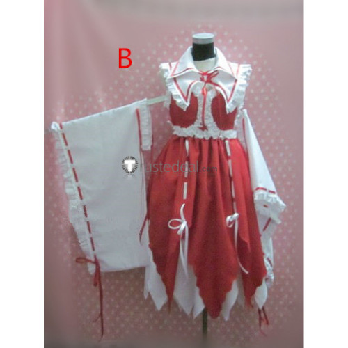 Touhou ALICE in Wonderland Hakurei Reimu Cosplay Costume