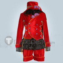 Black Butler Kuroshitsuji Ciel Phantomhive Manga Cover Red Cosplay Costume