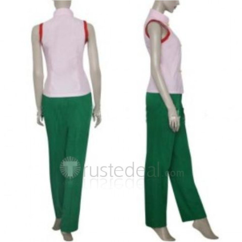 Naruto Tenten Pink Green Cosplay Costume