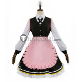 Kimetsu no Yaiba Demon Slayer Tanjiro Nezuko Inosuke Shirobu Mitsuri Obanai Kamado Zenitsu Giyu Cafe Maid Cosplay Costumes