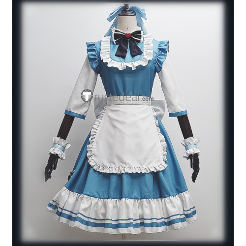 Bungou Stray Dogs Mayoi Inu Kaikitan Tales of the Lost Izumi Kyouka Nakajima Atsushi Blue White Maid Rabbit Cosplay Costumes