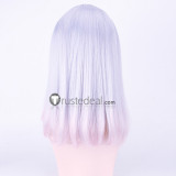 Eromanga Sensei Sagiri Izumi Short Gray Pink Cosplay Wig