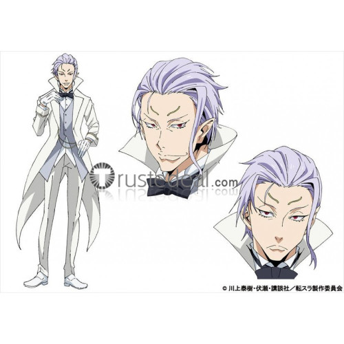 Tensei Shitara Slime Datta Ken Marionette Master Clayman White Cosplay Costume