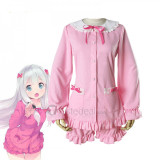Eromanga Sensei Sagiri Izumi Pink Pajamas Cosplay Costume