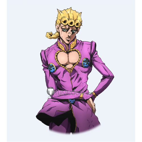 JoJo's Bizarre Adventure Golden Wind Giorno Giovanna Blonde Cosplay Wig