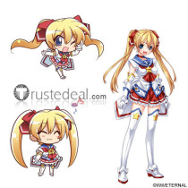 Kikouyoku Senki Tenkuu no Yumina FD Lumine Kashiwagi White Cosplay Shoes Boots