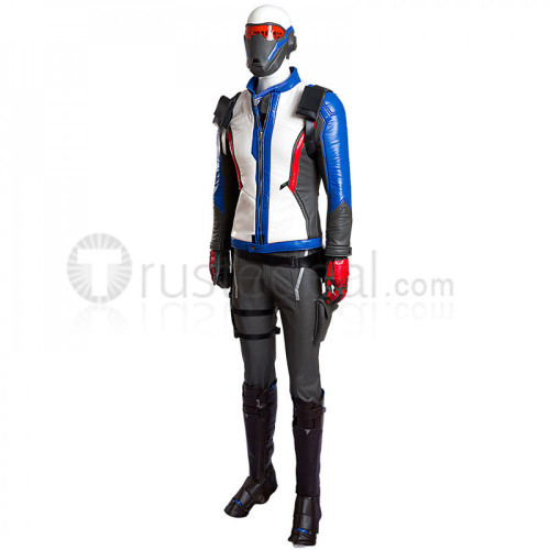 Overwatch Soldier 76 Cosplay Jacket Costume Set