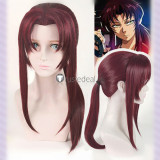 Black Lagoon Balalaika Revy Rebecca Lee Roberta Rosarita Cisneros Dark Red Black Blonde Cosplay Wig
