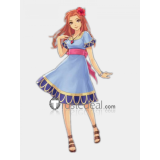 The Legend of Zelda: Link's Awakening Marin Orange Cosplay Wig 80cm