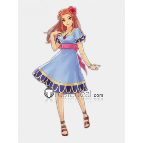The Legend of Zelda: Link's Awakening Marin Orange Cosplay Wig 80cm