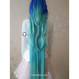 League of Legends LOL Pool Party Zoe Long Blue Gradient Cosplay Wig Props