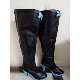 Pokemon Gijinka Glaceon Blue Black Cosplay Shoes Boots
