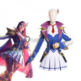 League of Legend LOL New Skin Battle Academia Caitlyn Cosplay Costume