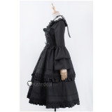 Satsuriku no Tenshi Angels of Death Halloween Rachel Black Gothic Lolita Ray Cosplay Costume